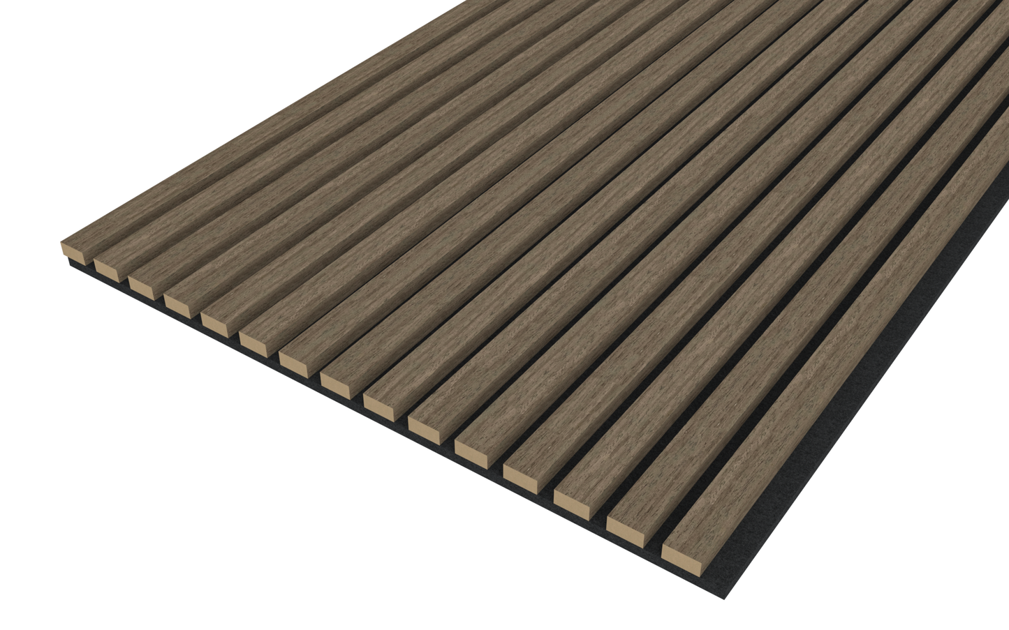 Akoestische panelen 270 x 60 x 2.2 cm - Eiken Walnoot
