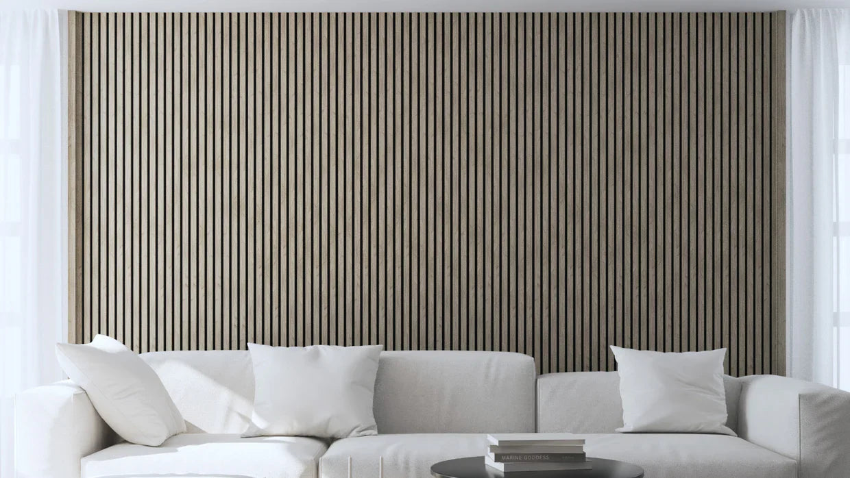 Akupanel - LED afwerkeindlat voor plafond en zijkant- Eiken Light Naturel 270 cm