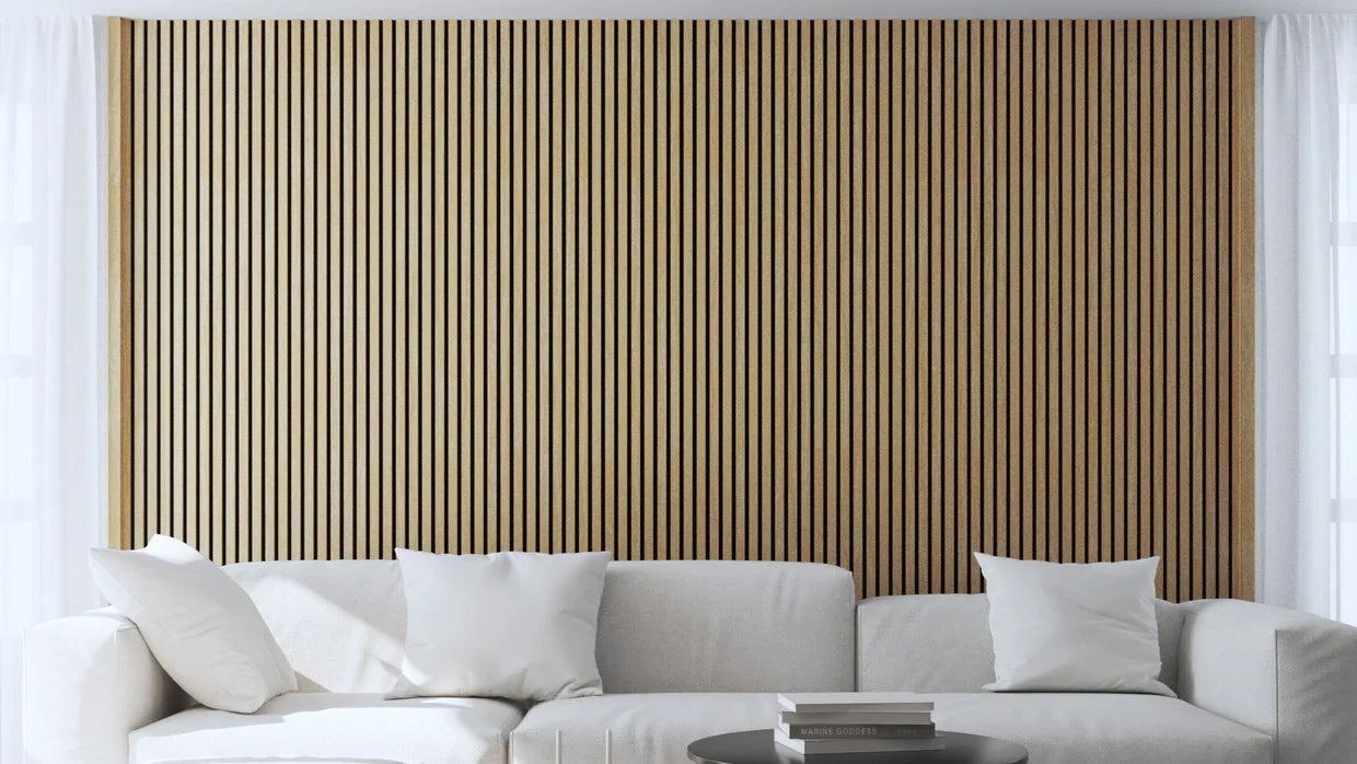 Akupanel - LED afwerkeindlat voor plafond en zijkant - Eiken Naturel 270 cm