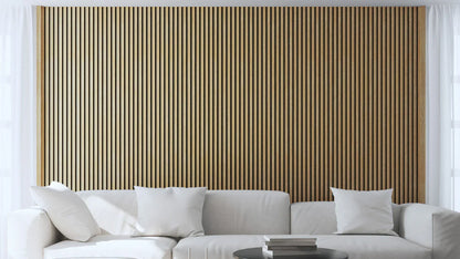 Akupanel - LED afwerkeindlat voor plafond en zijkant - Eiken Naturel 270 cm