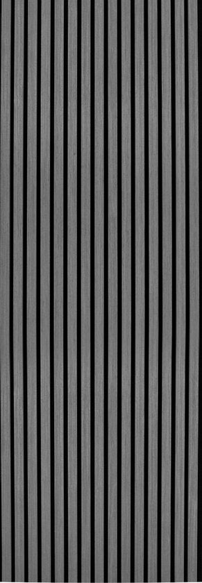 Akupanel Eiken Grijs 270 x 60 cm Lattenwand Akoestische wandpanelen