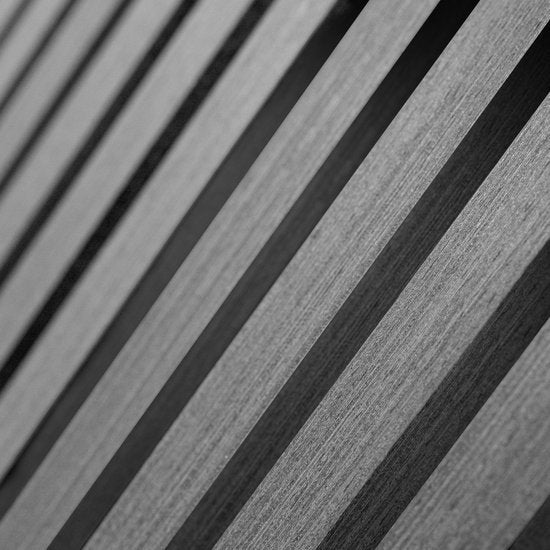 Akupanel Eiken Grijs 270 x 60 cm Lattenwand Akoestische wandpanelen