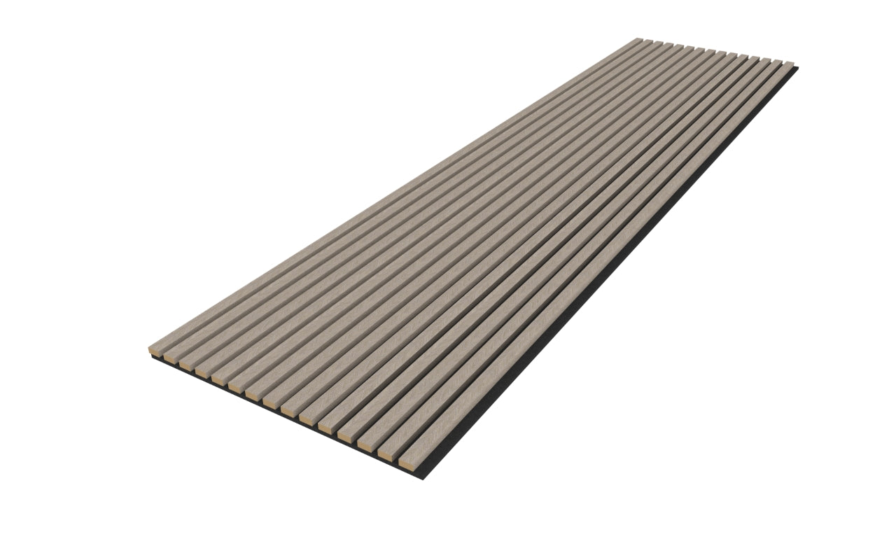 Rosenwood Akupanel Monza Visgraat Herringbone 270 x 60 cm Lattenwand Akoestische wandpanelen