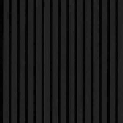 Akoestische panelen 260 x 60 x 1.4 cm - Eiken Zwart
