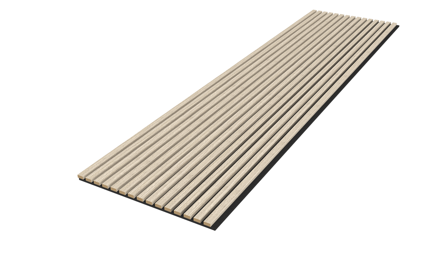 Akoestische panelen 260 x 60 x 1.4 cm - Eiken Light Naturel