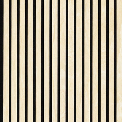 Akoestische panelen 260 x 60 x 1.4 cm - Eiken Light Naturel