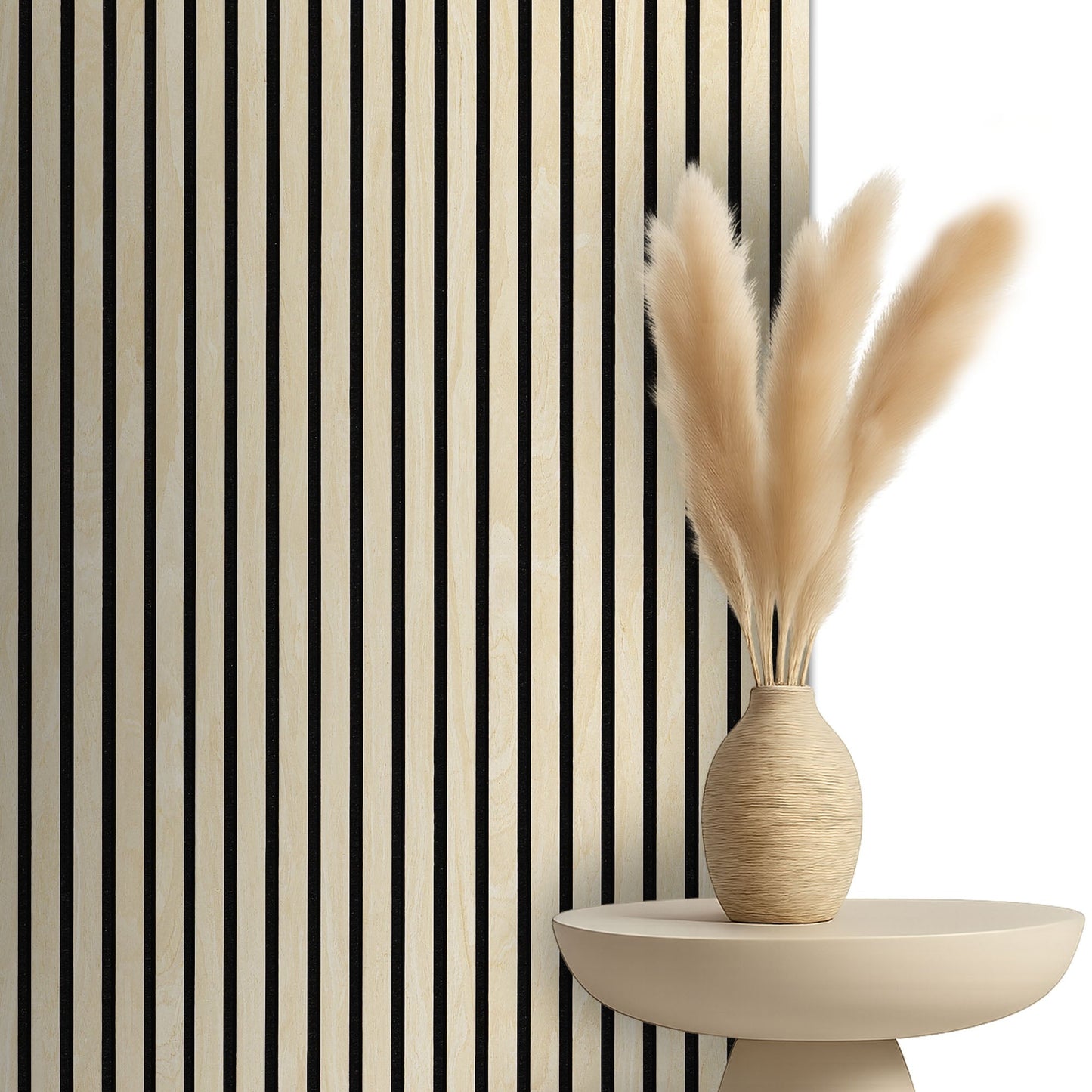 Akoestische panelen 260 x 60 x 1.4 cm - Eiken Light Naturel