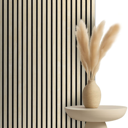 Akoestische panelen 260 x 60 x 1.4 cm - Eiken Light Naturel
