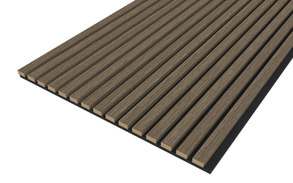 Akoestische panelen 260 x 60 x 1.4 cm - Eiken Walnoot