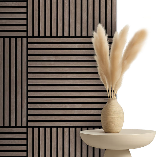 Akoestische panelen 60x60 cm - Eiken Walnoot