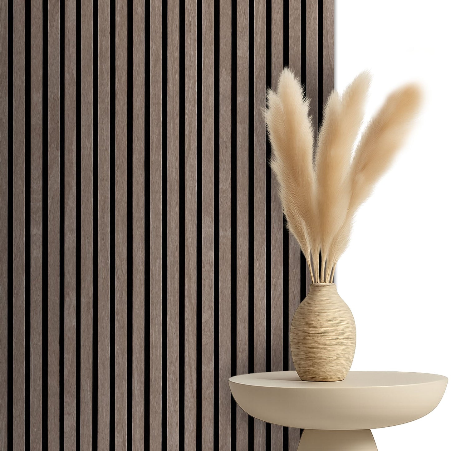Akoestische panelen 260 x 60 x 1.4 cm - Eiken Walnoot