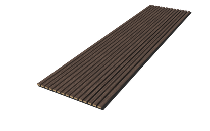 Akoestische panelen  270 x 60 x 2.2 cm - Eiken Dark Walnoot