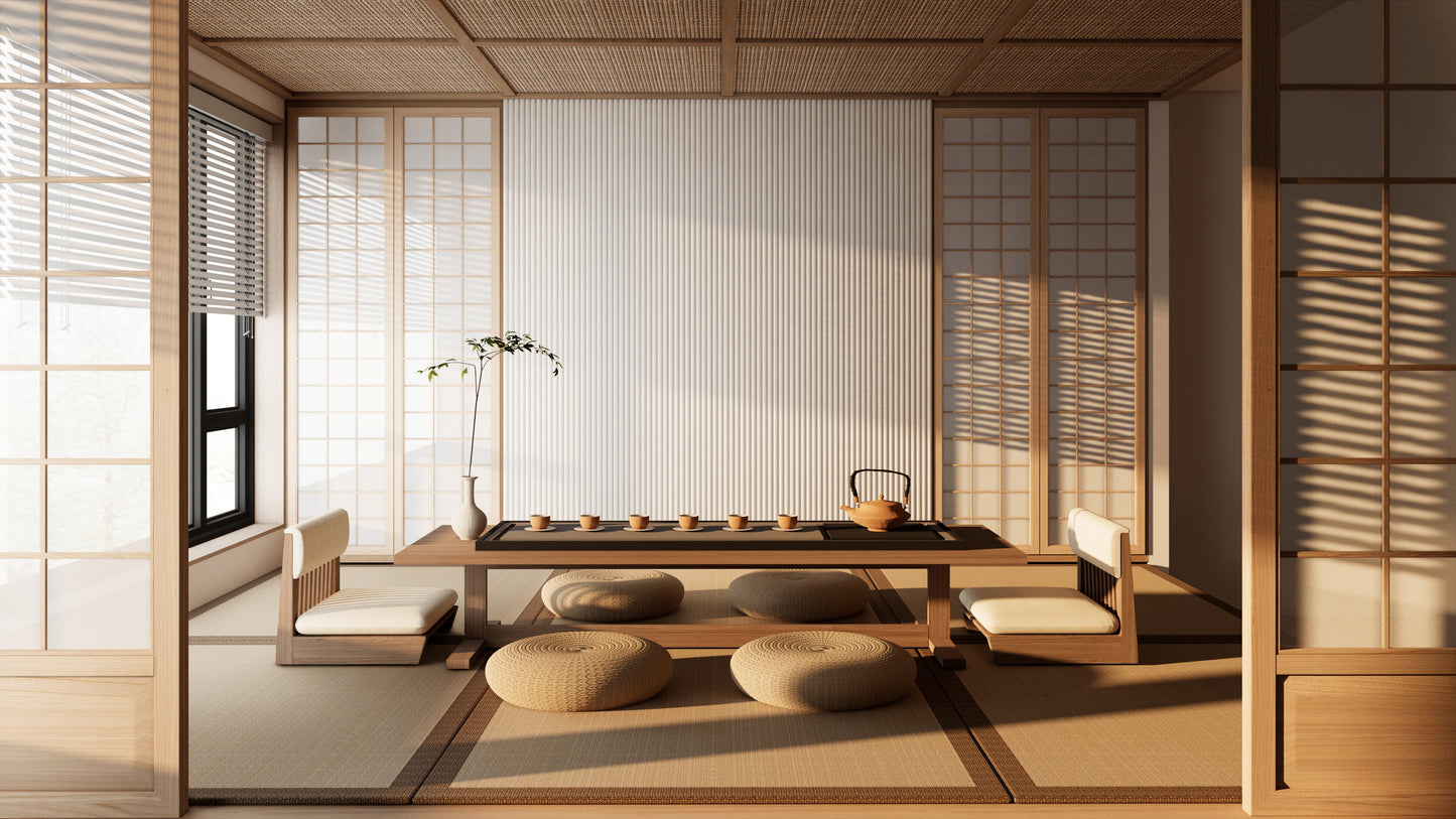 Akoestische Suede Solid Panelen 280 x 60 x 2.4 cm - Snow Beige