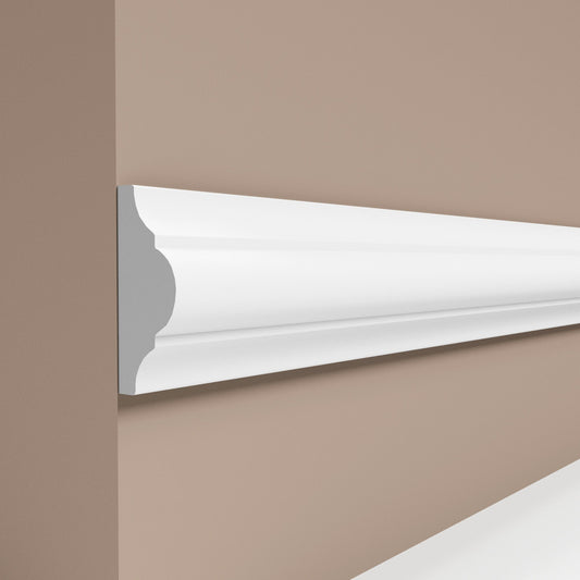 Aura Sierlijst Muur Plafondlijst - 270 x 6 cm - Wit