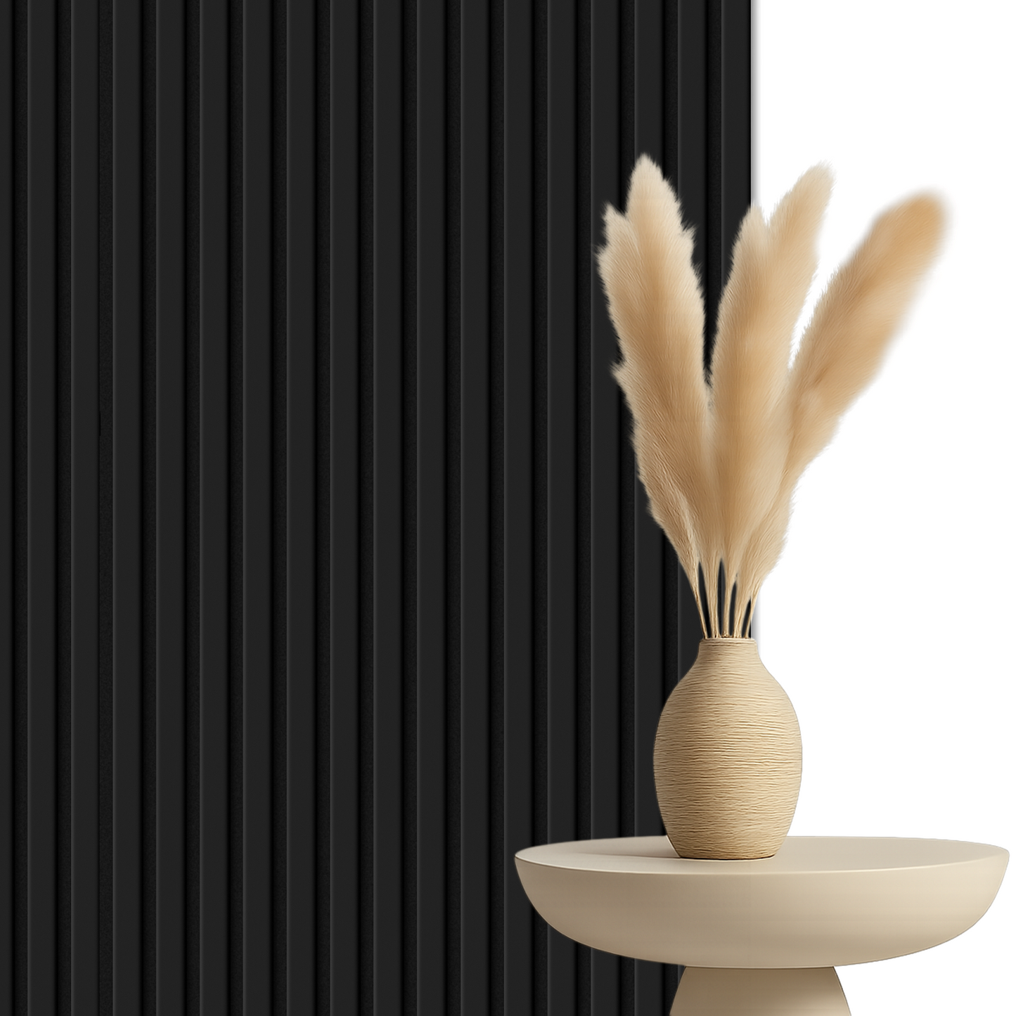 Akoestische panelen  270 x 60 x 2.2 cm - Nox Zwart