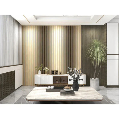 Akoestische panelen 300 x 60 x 2.2 cm - Eiken Naturel