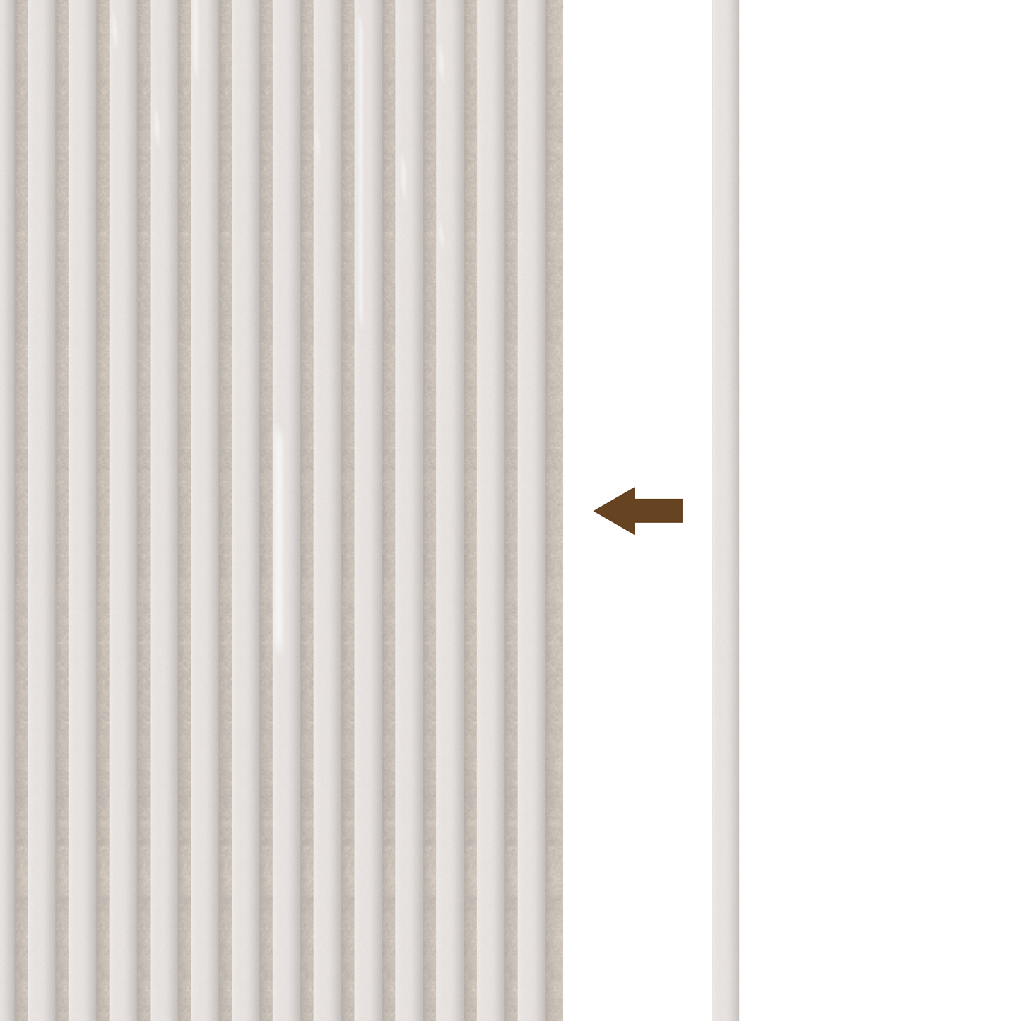 Eindlat Suede 280 cm - Snow Beige