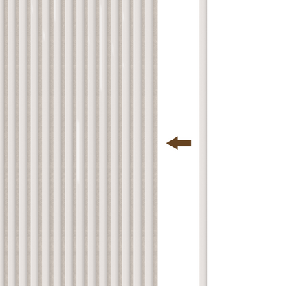 Eindlat Suede 280 cm - Snow Beige