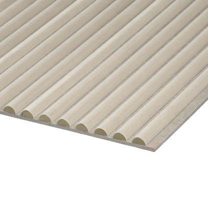 Akoestische Suede Space Panelen 280 x 60 x 2.4 cm - Beige