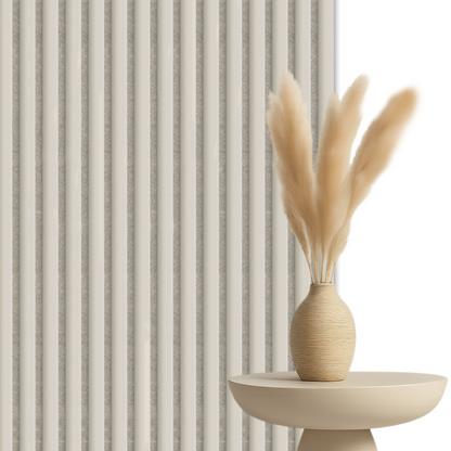 Akoestische Suede Space Panelen 280 x 60 x 2.4 cm - Beige