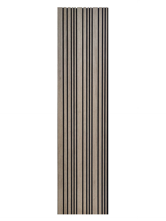 Rosenwood Akupanel Akoestische Wandpanelen Lattenwand Tripple Akupanelen 270 x 60 cm Mokka eiken