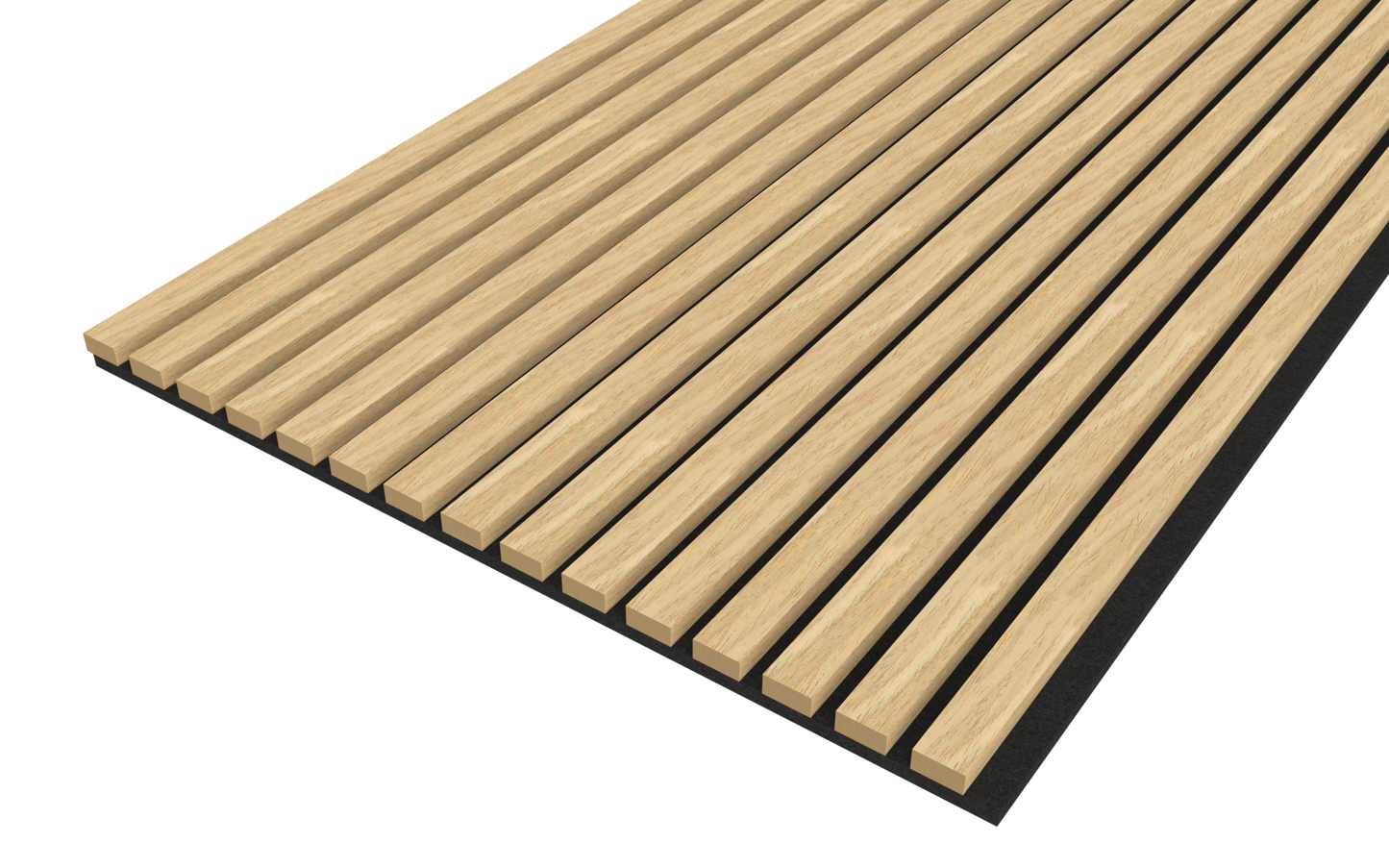 Akoestische panelen 300 x 60 x 2.2 cm - Eiken Naturel