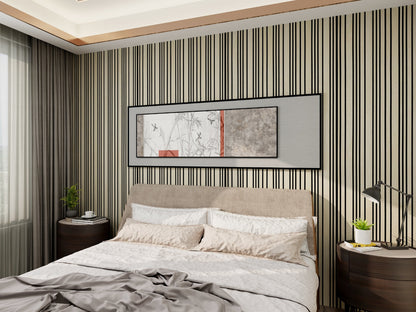 Rosenwood Akupanel Akoestische Wandpanelen Latenwand Tripple Akupanelen 270 x 60 cm Natural eiken
