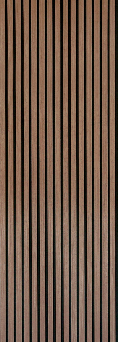 Akupanel Eiken Mokka 270 x 60 cm Lattenwand Akoestische wandpanelen