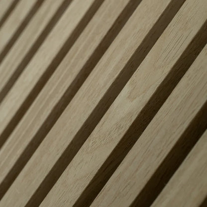 Akupanel Eiken Naturel 60 x 60 cm Lattenwand Akoestische wandpanelen