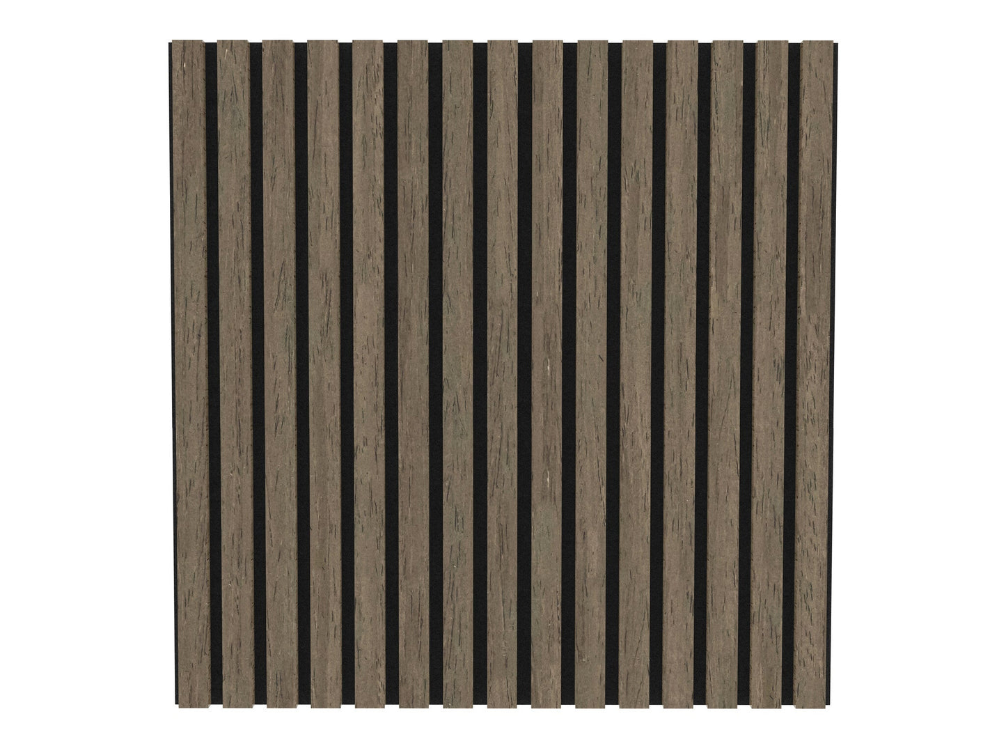 Akupanel Eiken Walnoot 60 x 60 cm Lattenwand Akoestische wandpanelen
