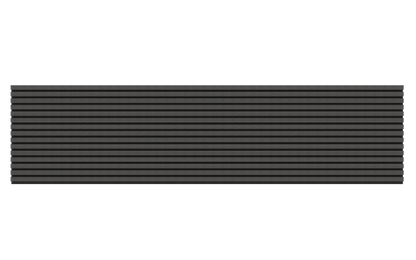 Akupanel Eiken Zwart 270 x 60 cm Lattenwand Akoestische wandpanelen